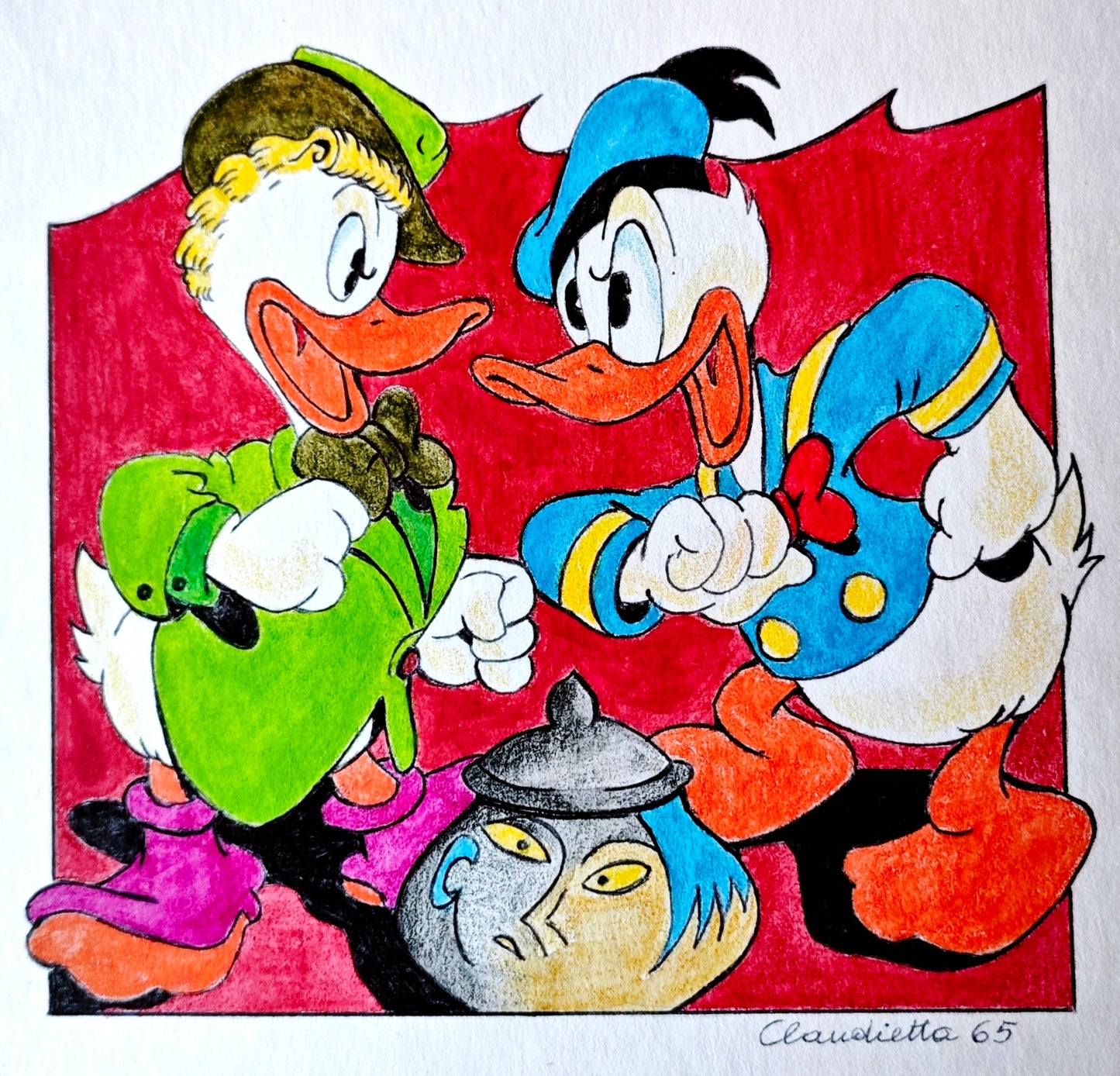 Gastone e Paperino