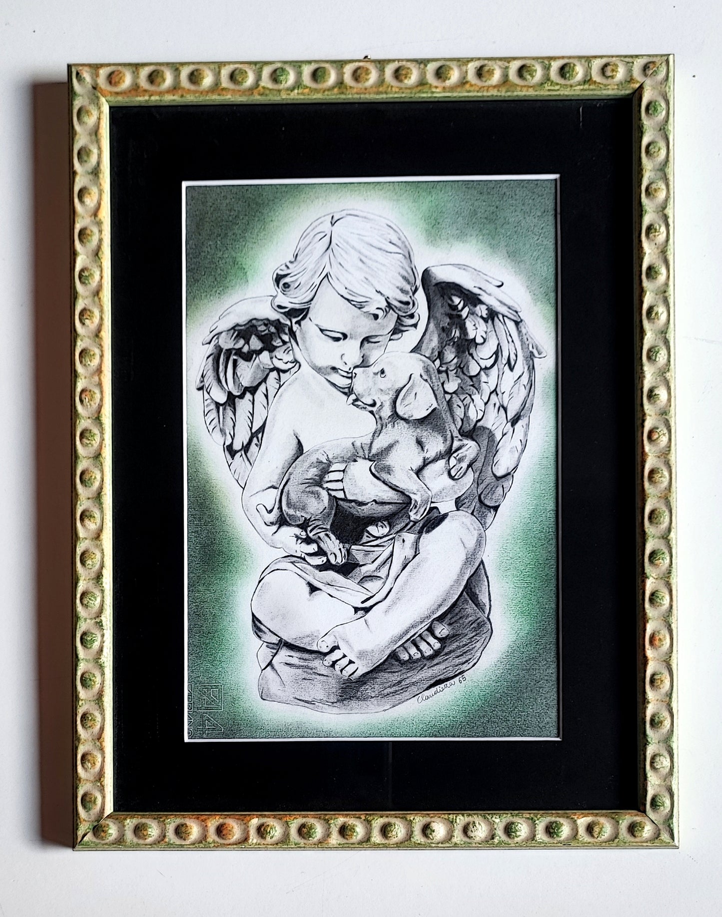 Angelo con cucciolo