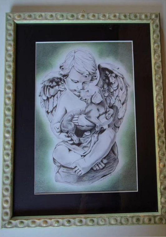 Angelo con cucciolo