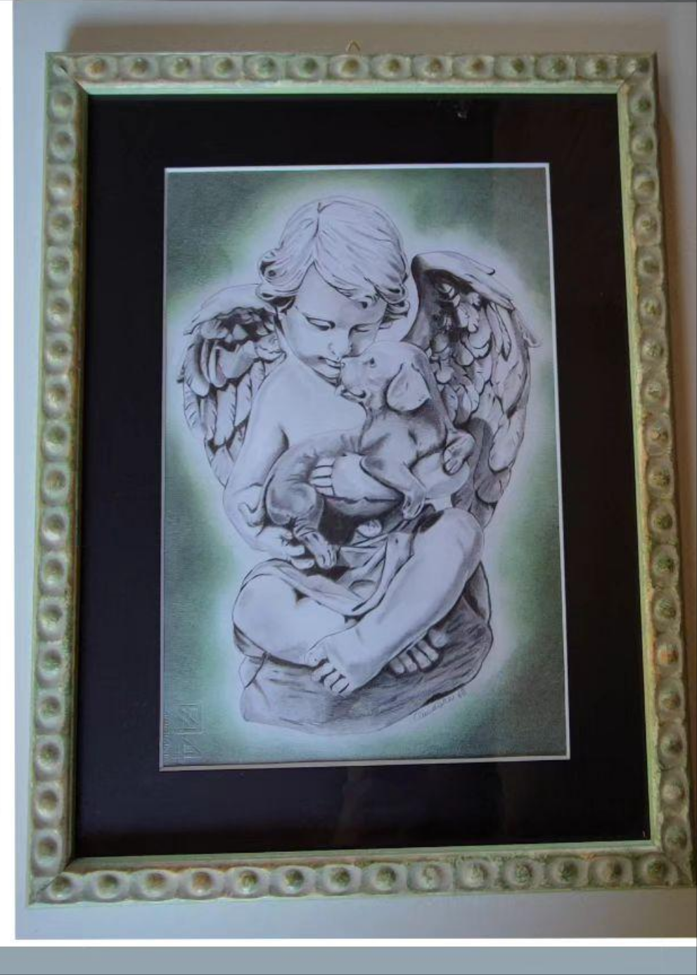 Angelo con cucciolo