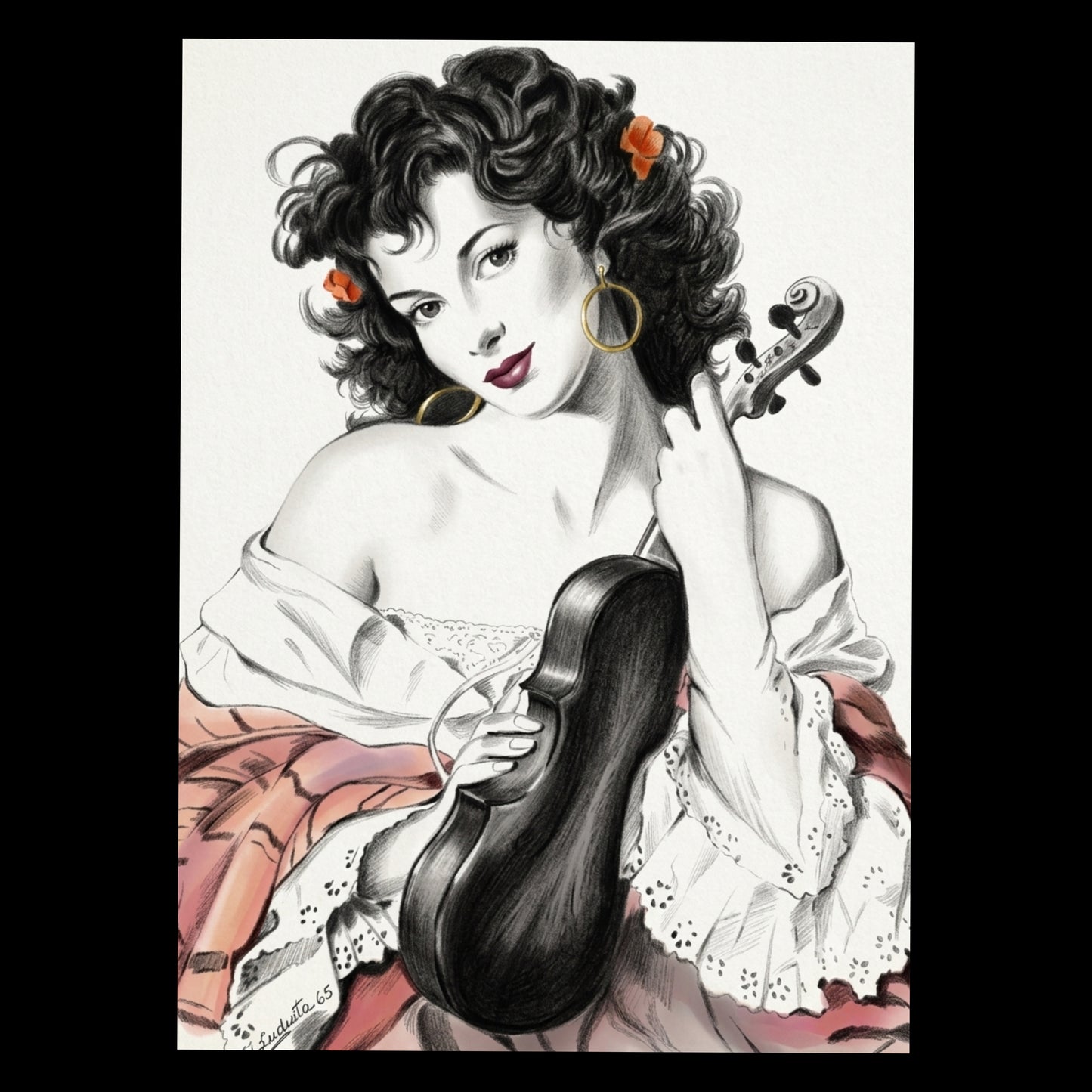 Beauty with violin 2.0