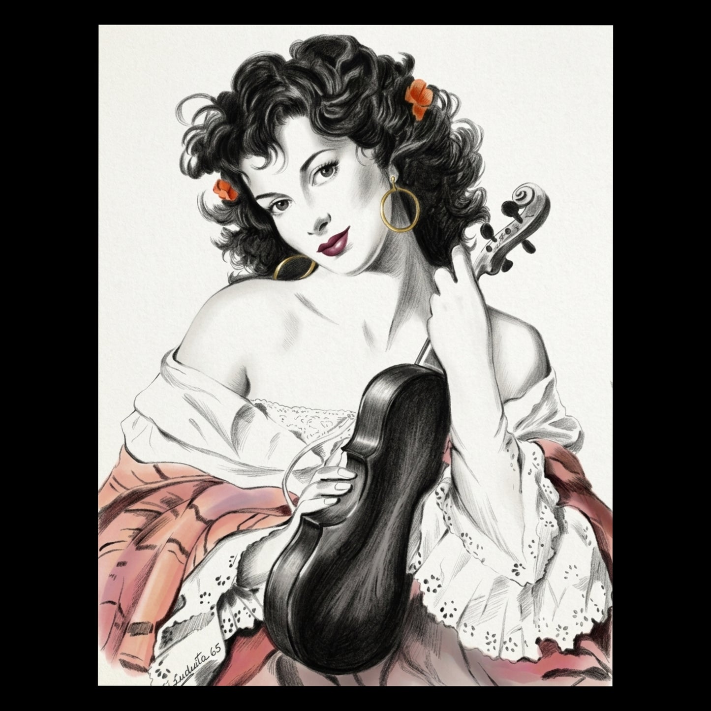 Beauty with violin 2.0
