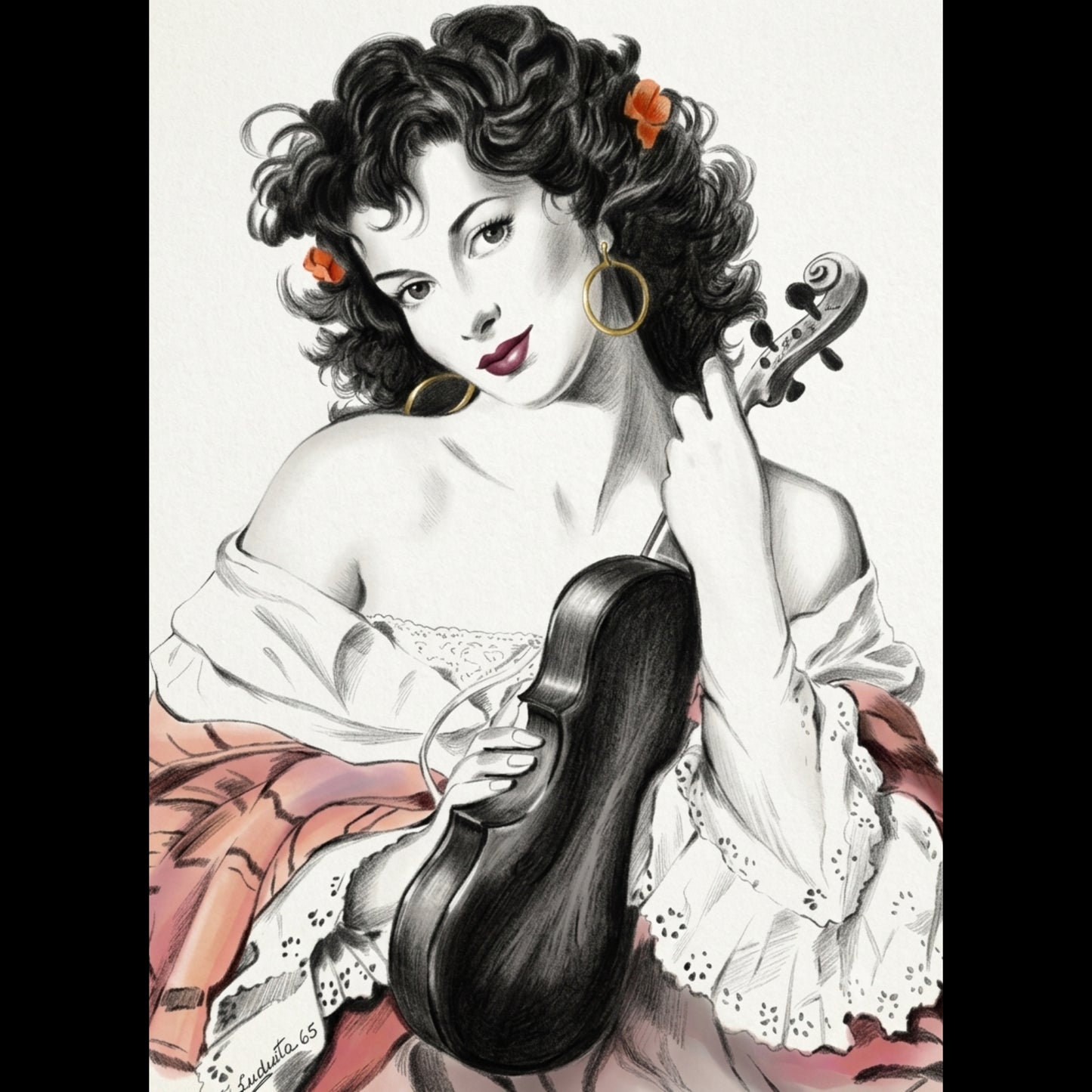 Beauty with violin 2.0