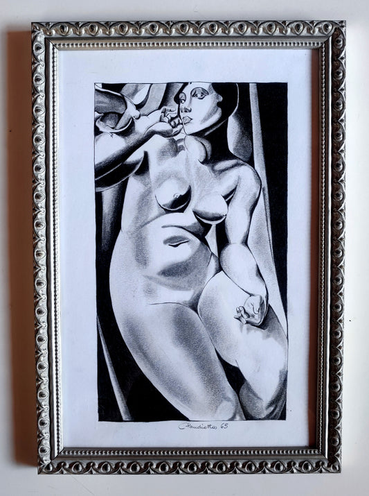 Nudo con colomba (mini collezione di 4 opere)